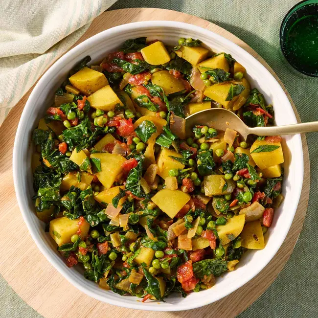 عکس غذا: ساگ آلو ماتار