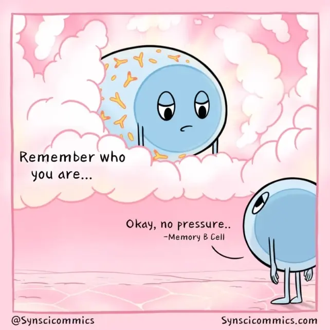 کارتونی که دو کره آبی با ویژگیهای انسانی در حال تعامل نشان میدهد