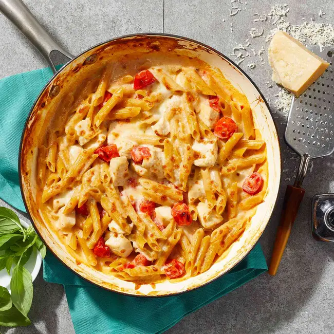 کاسرول اسکیلت مرغ کاپرس برای دو نفر