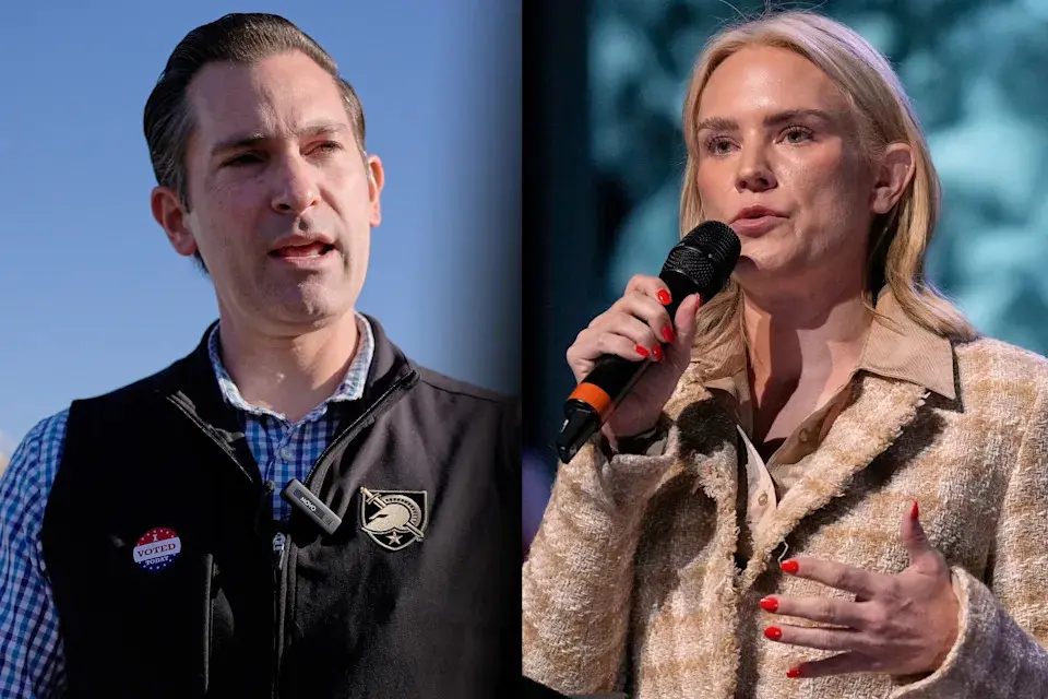 مت وان اپس و آفتین بن. (تصویرسازی: Yahoo News؛ عکسها: جورج واکر IV/AP)